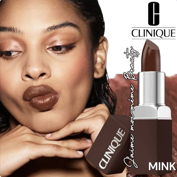 Clinique Even Better Pop Lipstick -Mink (Medium Brown Frost Finish) - Picture 12 of 16